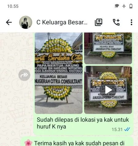 Pengiriman Papan Bunga Duka Krandegan Bayan