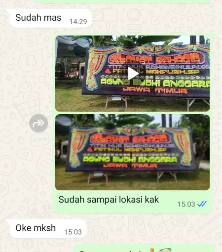 Pengiriman Papan Bunga Krandegan Bayan