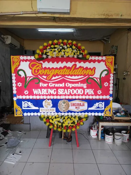 Papan Bunga Ucapan Selamat Krandegan Bayan