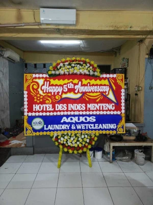 Papan Bunga di Krandegan Bayan